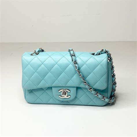 dark blue chanel bag|tiffany blue chanel bag.